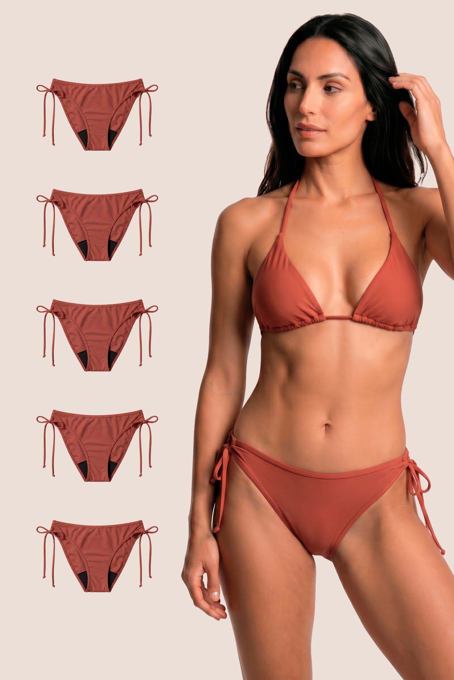 SWIMWEAR CORAL BRAZILIAN PACK 5 GENERAL