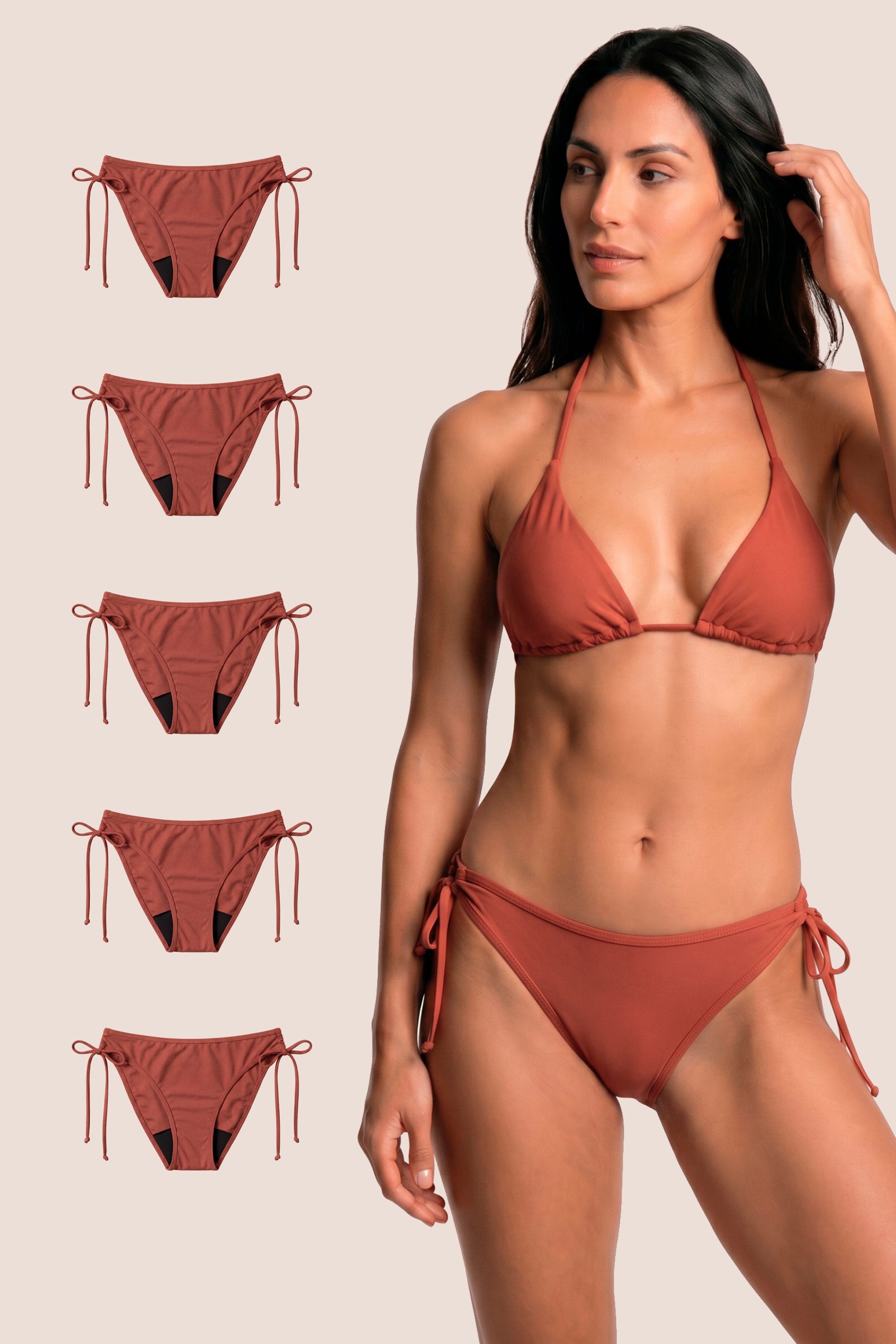 SWIMWEAR CORAL BRAZILIAN PACK 5 GENERAL