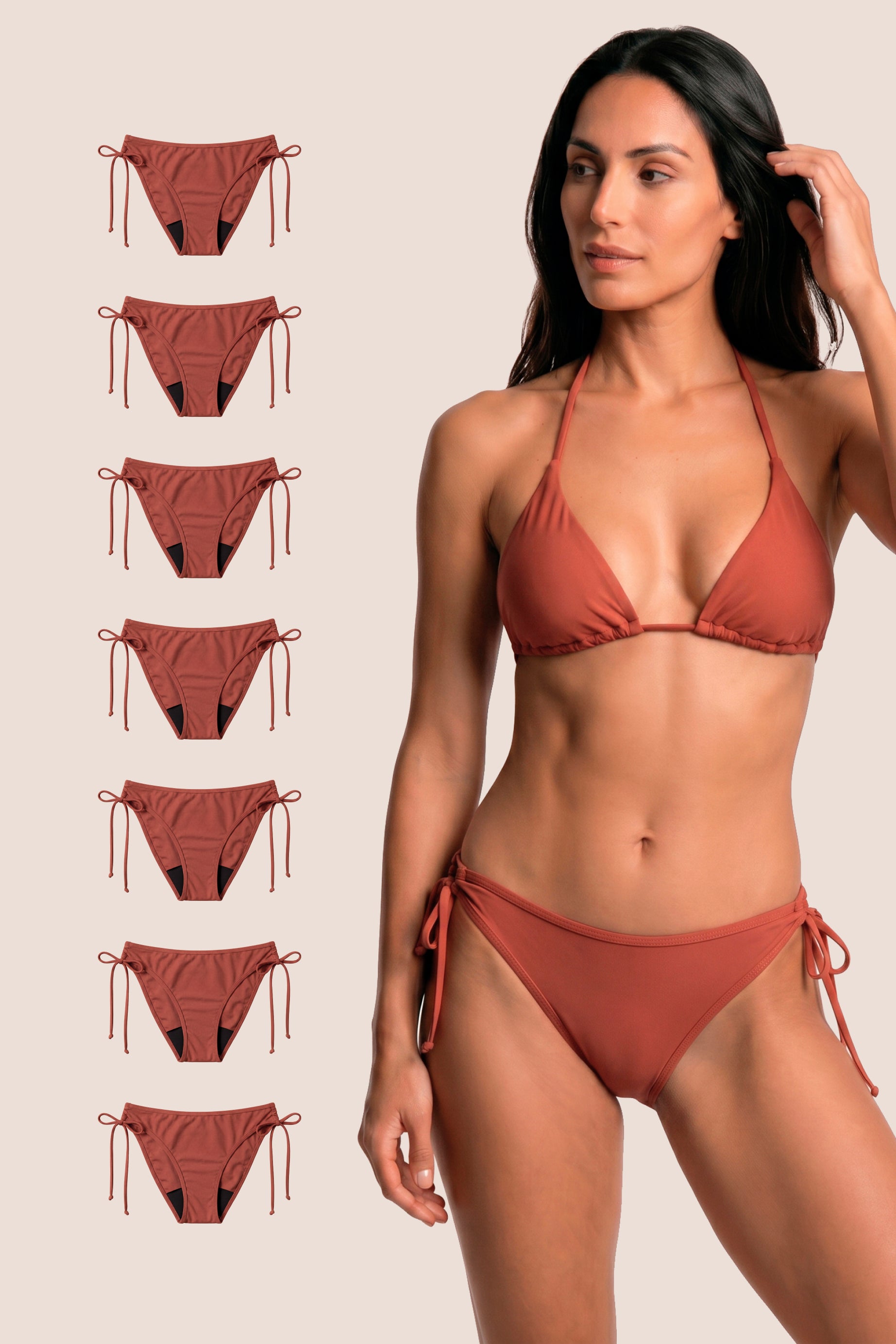 SWIMWEAR CORAL BRAZILIAN PACK 7 GENERAL