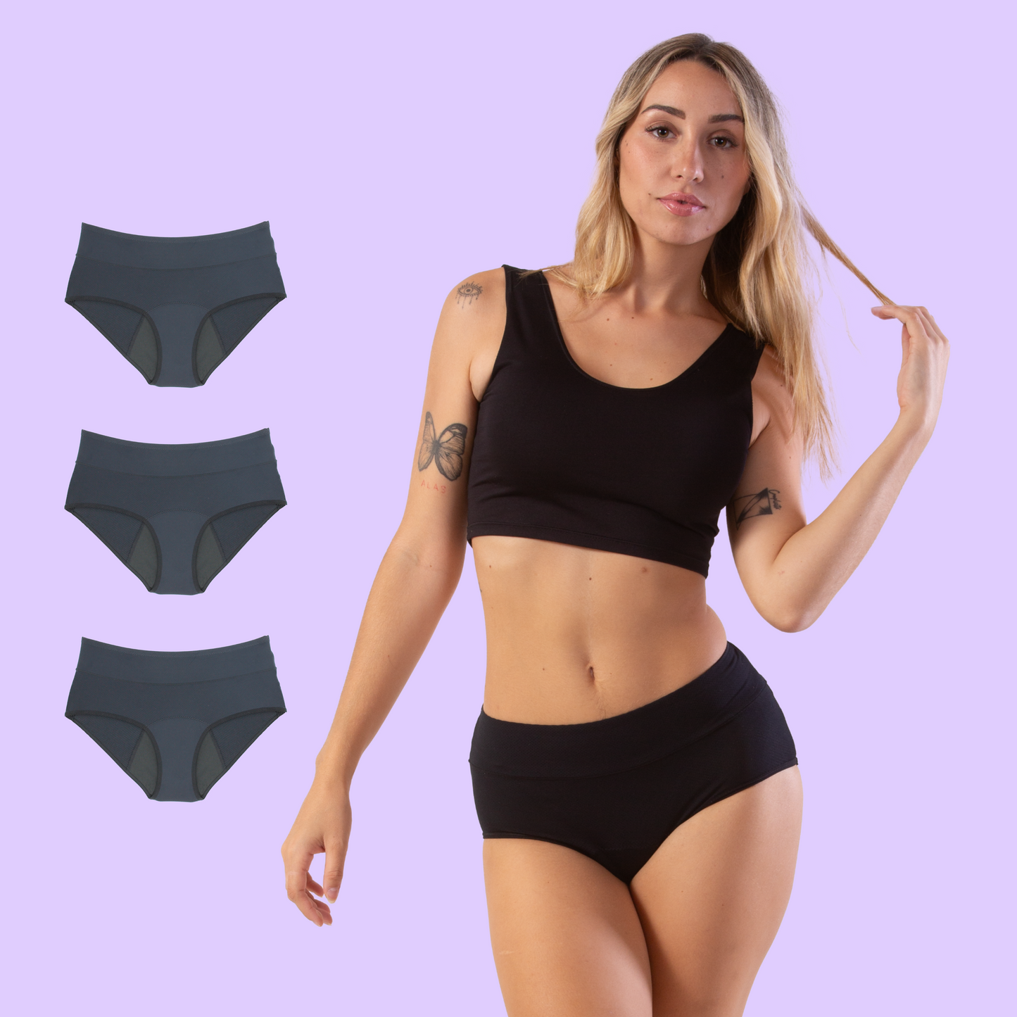 breathable panties pack 3