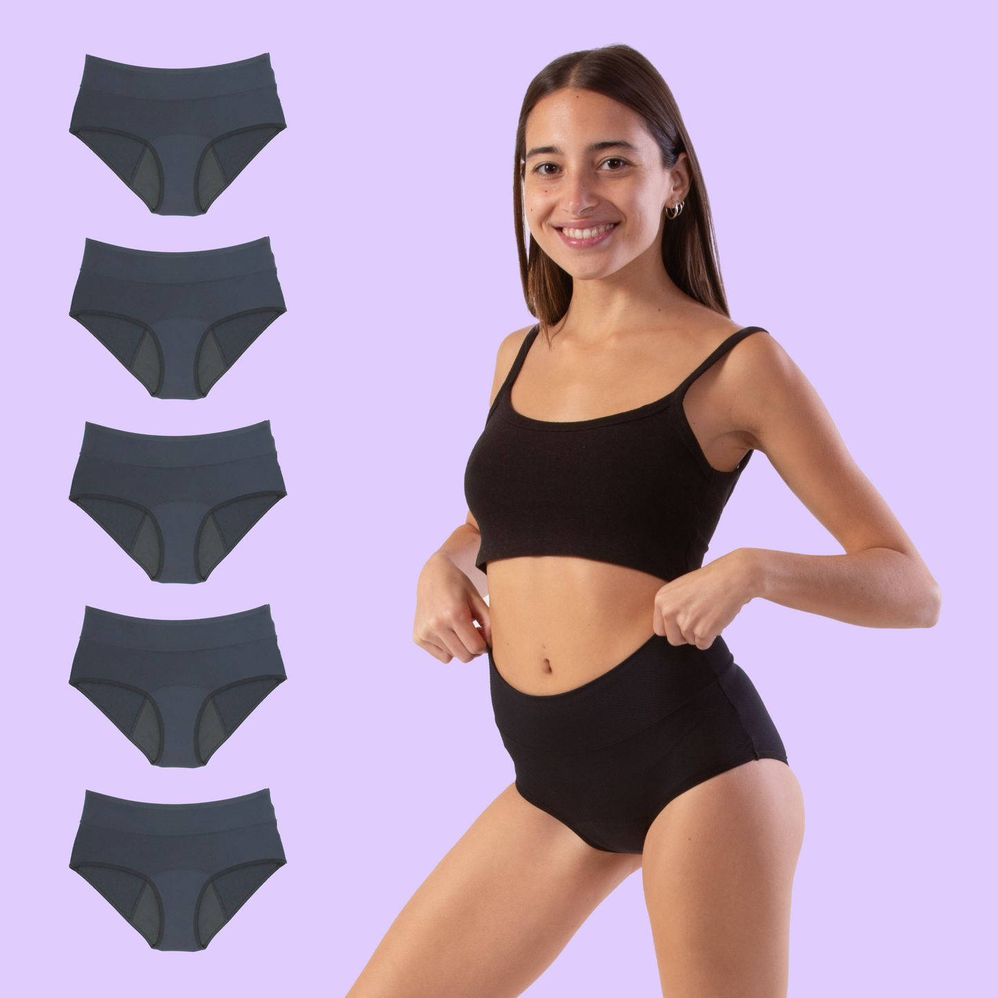 breathable panties for teens pack 5