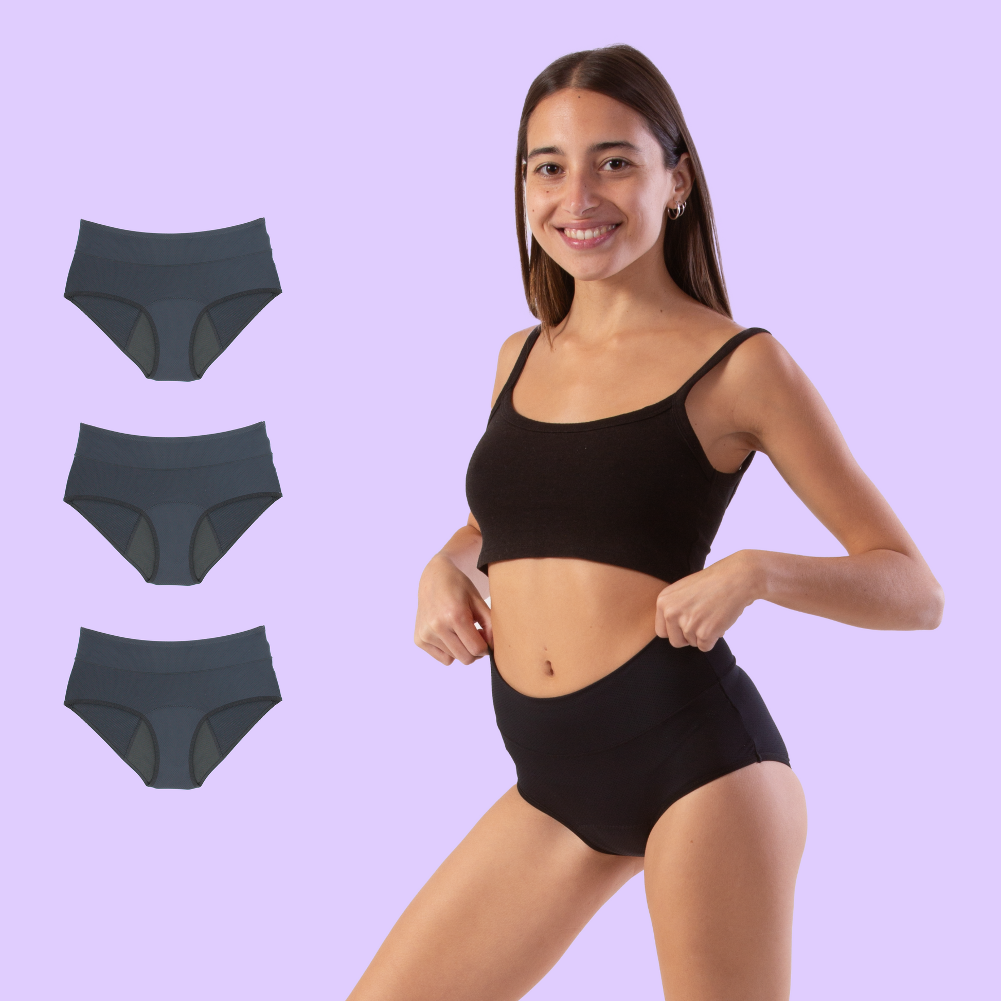 breathable panties for teens pack 3